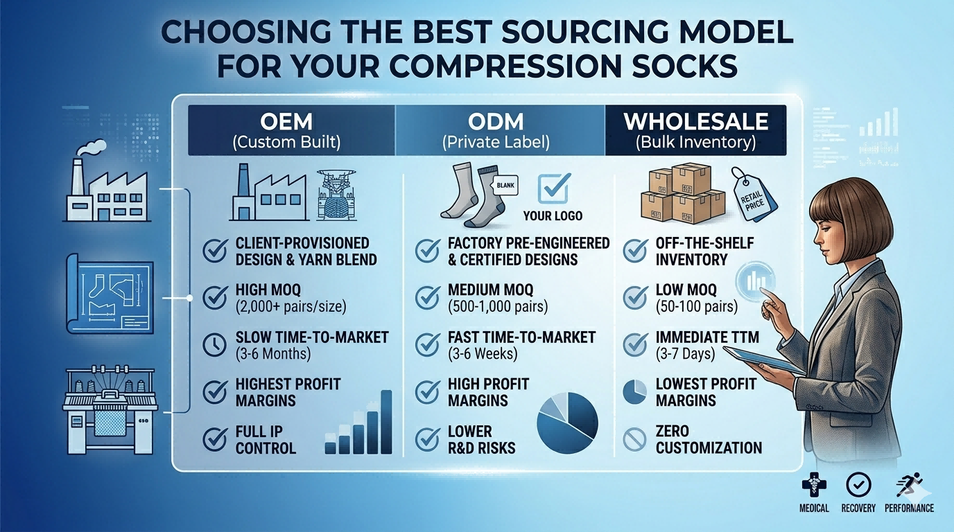 Certified compression garment supplier
What is the Best Option for Your Compression Sock Business